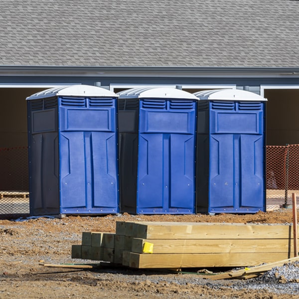 are there any restrictions on where i can place the porta potties during my rental period in Edgeley